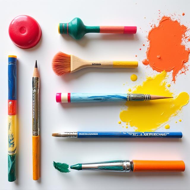 Materiais de arte adaptados e acessíveis