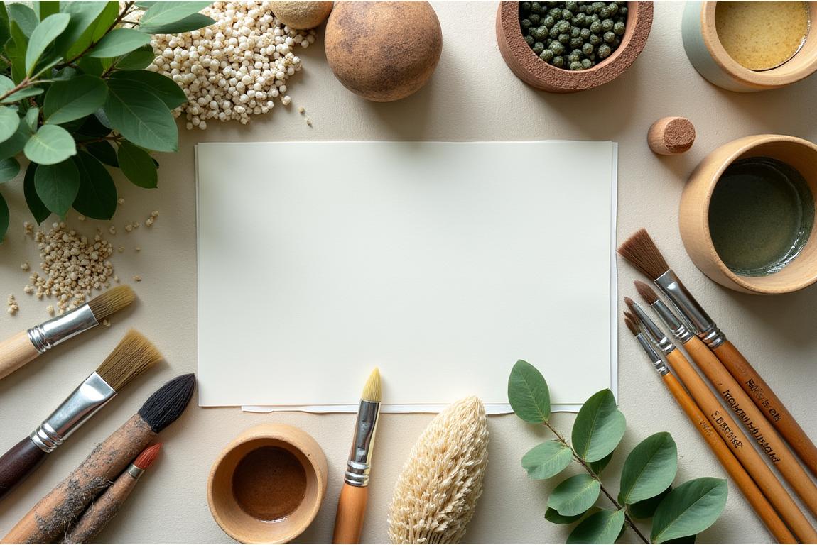 Materiais sustentáveis para arte