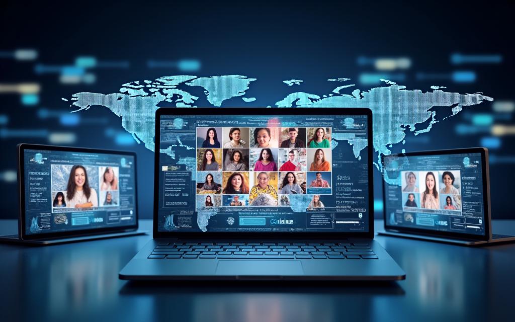 Intercâmbio cultural virtual de arte